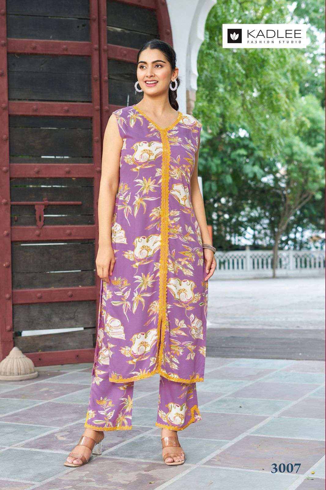 Saavi Vol 2 By KADLEE 3007 To 3012 Series Designer Collection Cotton Co-ord Set At Wholesale Price